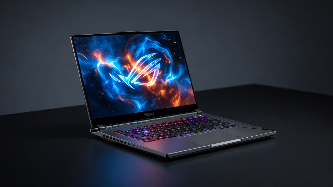 ASUS ROG Zephyrus G16 OLED Gaming Laptop Display and Body