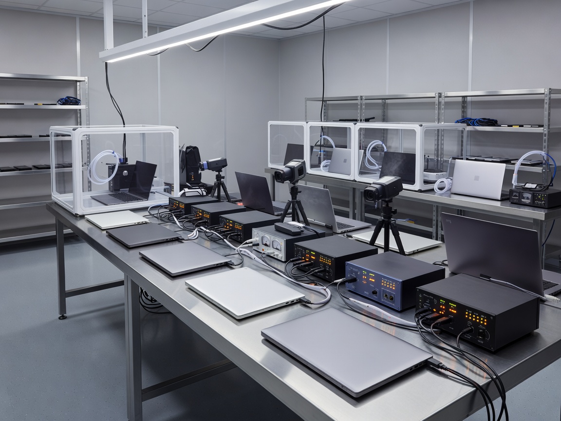 Ultrabook Battery Life Testing Lab Station